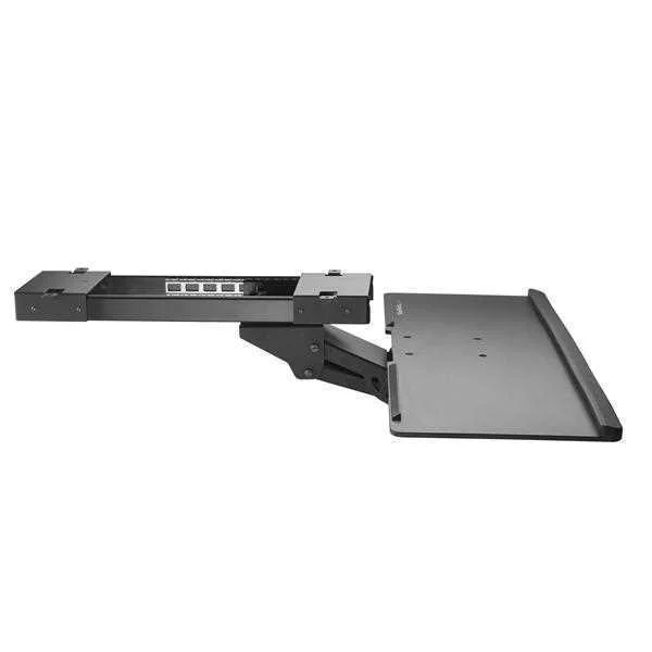 Startech.Com Under Desk-Mount Keyboard Tray - 26.4 Wide - Adjustable - Ergonomic Slide-Out Keyboard