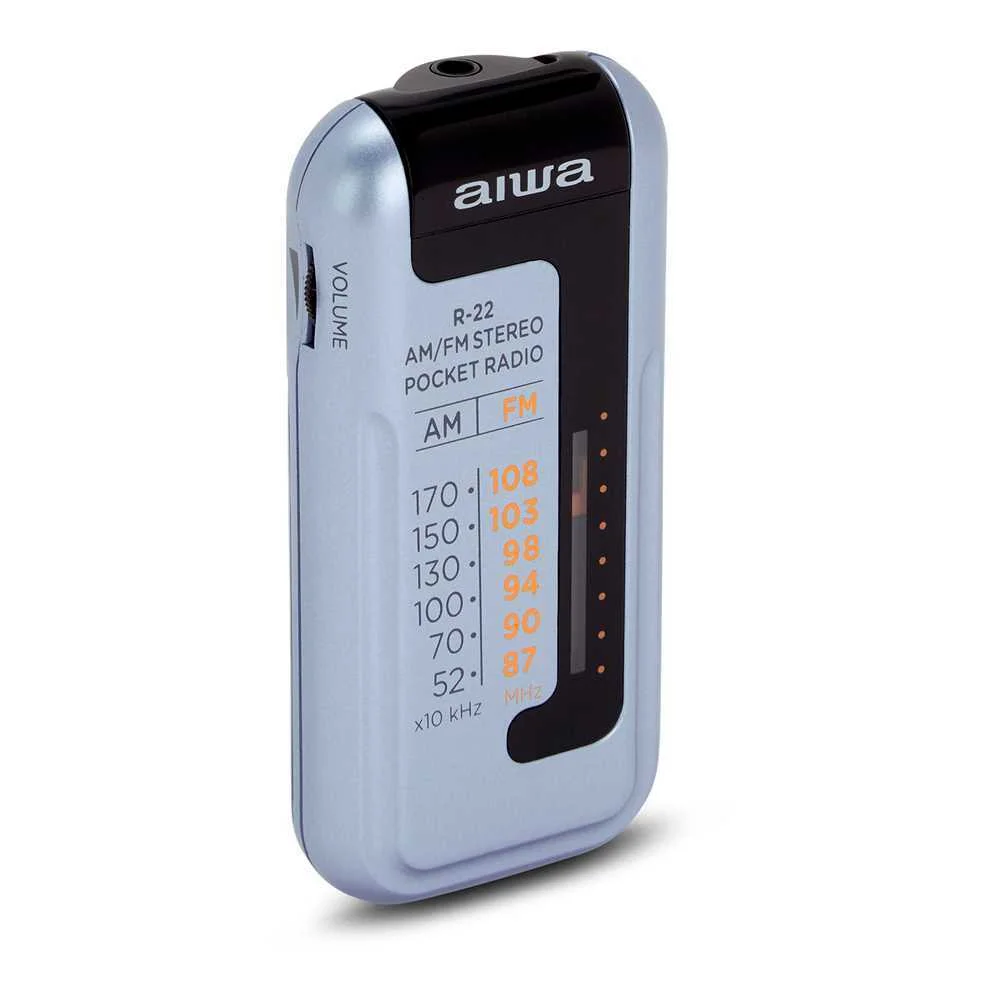Aiwa R-22sl Rádio Portátil Analógico Prateado