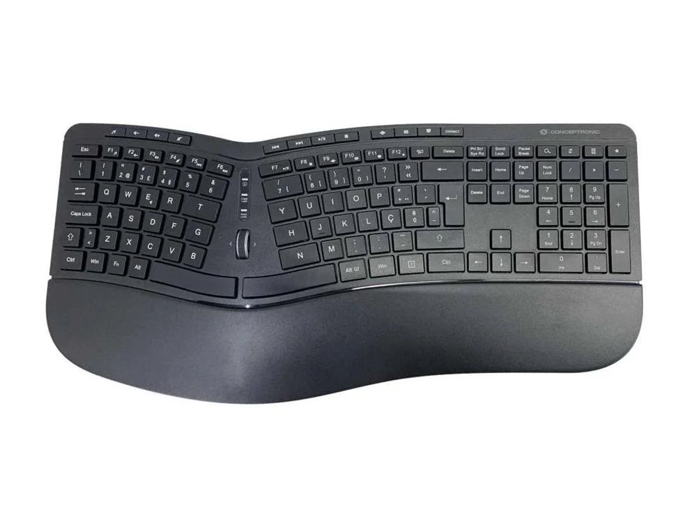 Conceptronic Wireless Keyboard+Mouse,Ergo,Layout Portugie.Sw