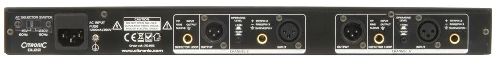 CL22 stereo compressor/limiter/gate