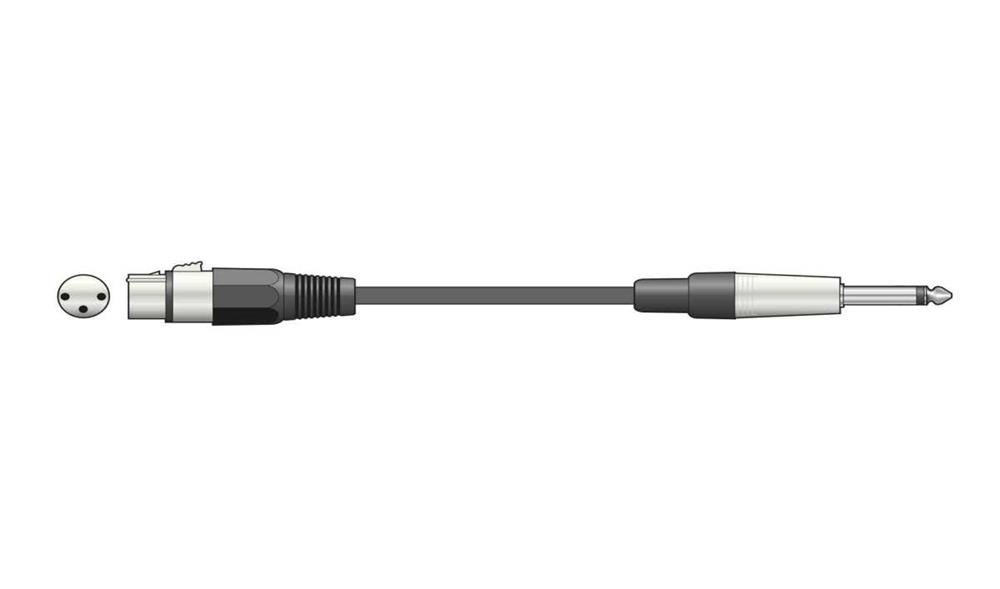 Essential Microphone Lead Xlr - Jack 12.0m