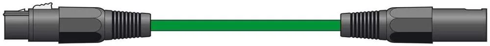 Classic Microphone Lead Xlr Female - Male 6.0m Green