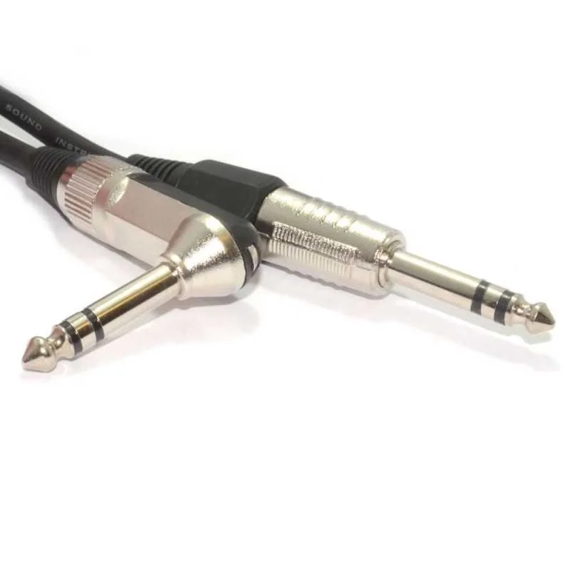 Classic Audio Lead 6.3mm Trs Ra Plug - 6.3mm Plug.