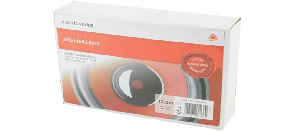 Classic Speaker Lead Spk Plug - Spk Plug 12.0m