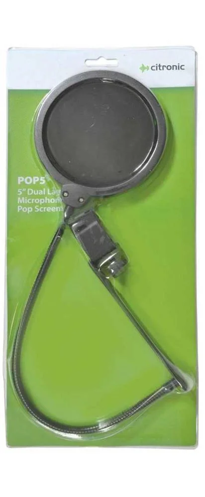 Microphone Pop Screen Dual Layer 125mm