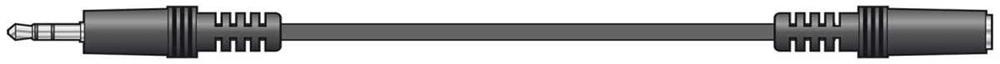 3.5mm Stereo Plug To 3.5mm Stereo Socket Lead 3.0m