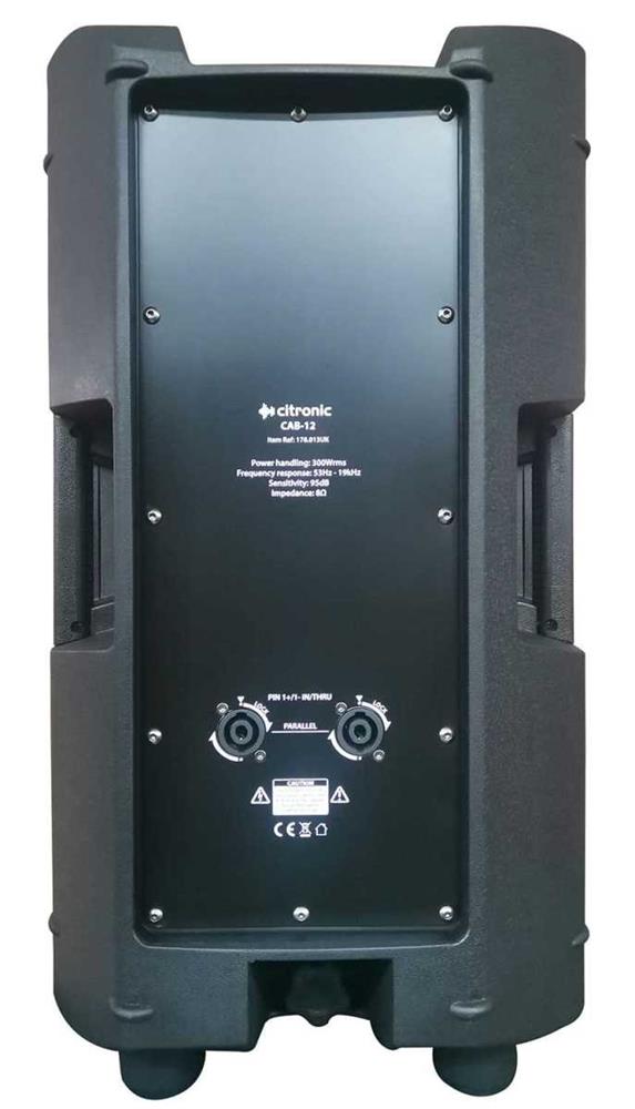 Citronic Cab-12 Preto com Fios 300 W