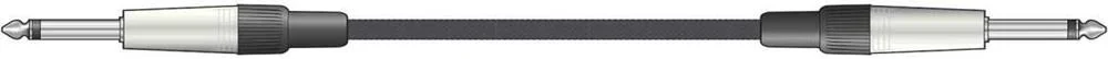 Braid Guitar Lead Black 3m