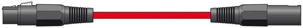 Classic Microphone Lead Xlr Female - Male 1.5m Red