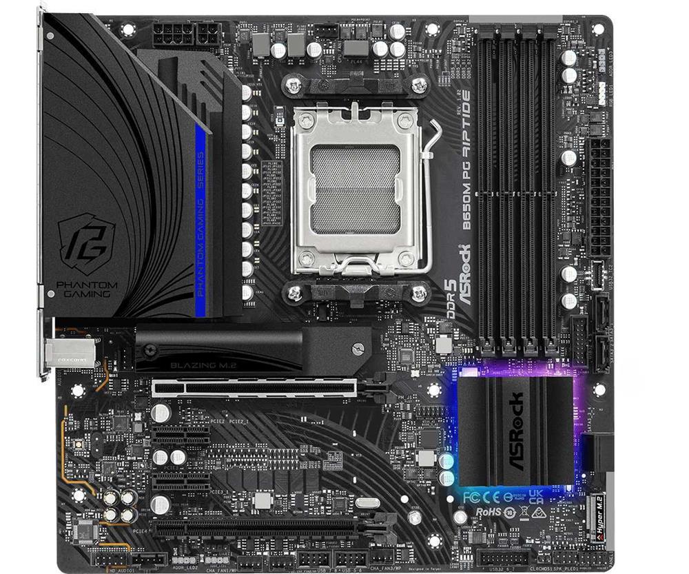 Asrock B650m Pg Riptide Amd B650 Ranhura Am5 Micr.