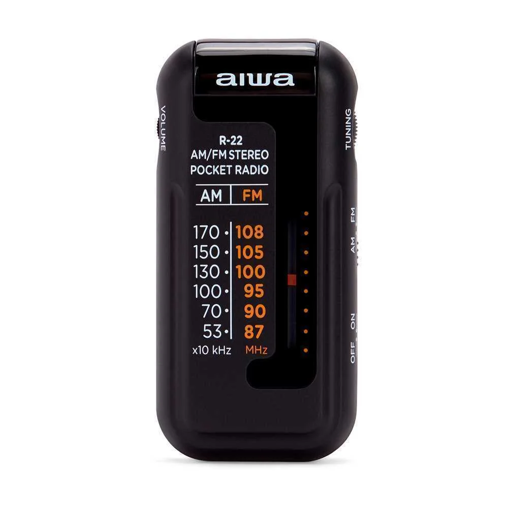 Radio Port?til Aiwa R-22bk/ Negra