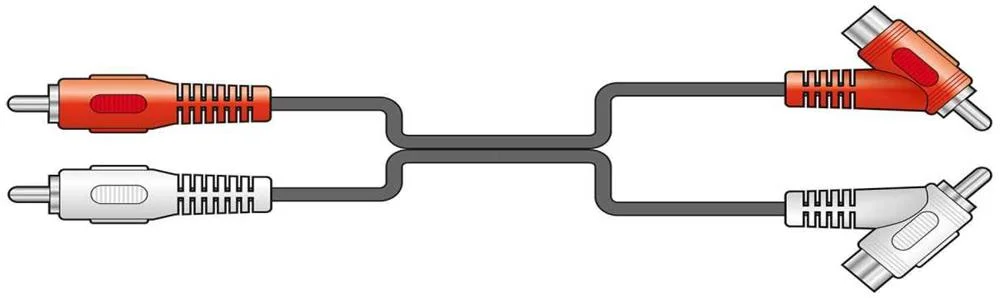 AV LINK 112.118UK CABO DE ÁUDIO 1,8 M 2 X RCA PRE.