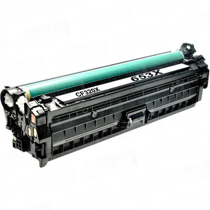 Toner HP 653X / 653A Compat&iacute;vel Preto (CF320X / C.