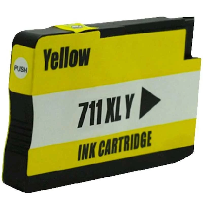 Tinteiro Hp Compatível 711 Amarelo (Cz132a)