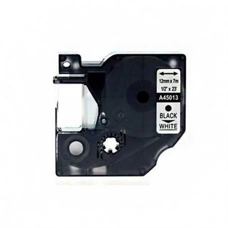 Fita Compatível Dymo D1 45013 - 12mm x 7 metros P.