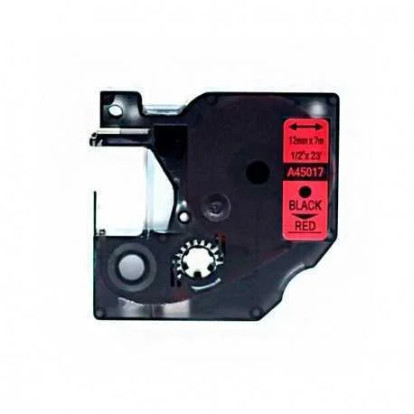 Fita Compatível Dymo D1 45017 - 12mm x 7 metros P.