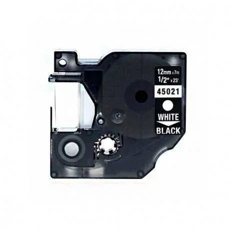 Fita Compatível Dymo D1 45021 - 12mm x 7 metros B.