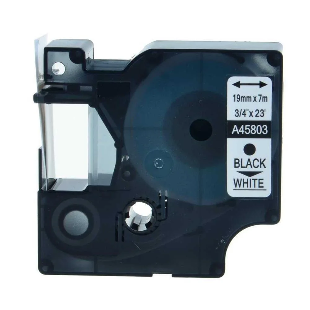 Fita Compat&iacute;vel Dymo D1 45803 - 19mm x 7 metros P.