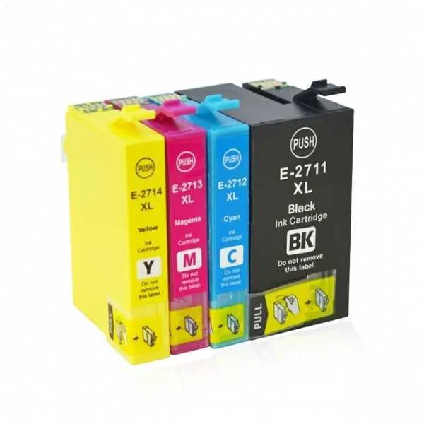 Conjunto 4 Tinteiros Epson 27 Xl Compatíveis