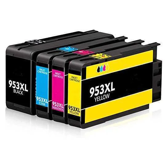 Conjunto 4 Tinteiros Compatíveis HP 953 XL