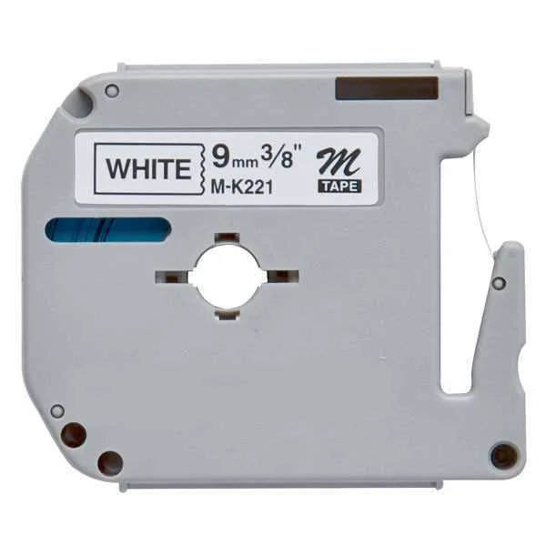 Fita Laminada Compatível Brother MK221BZ - 12mm x.