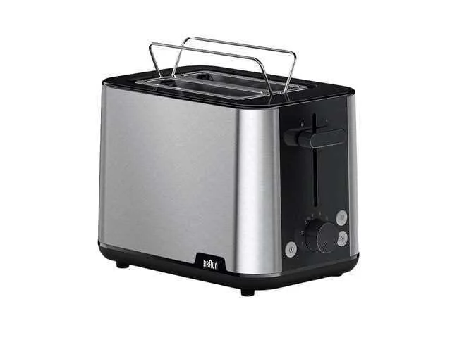 Braun HT 1510 2 fatia(s) 900 W Preto, Aço inoxidáv