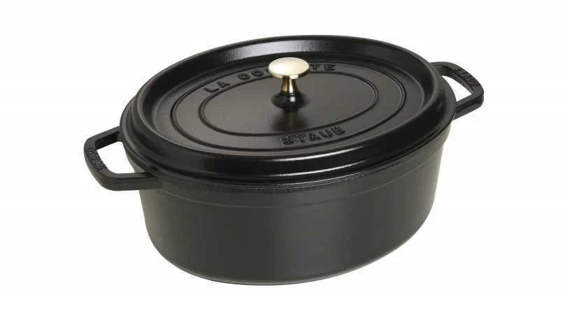 STAUB COCOTTE PANELA DE FERRO FUNDIDO 4,2 L PRETO