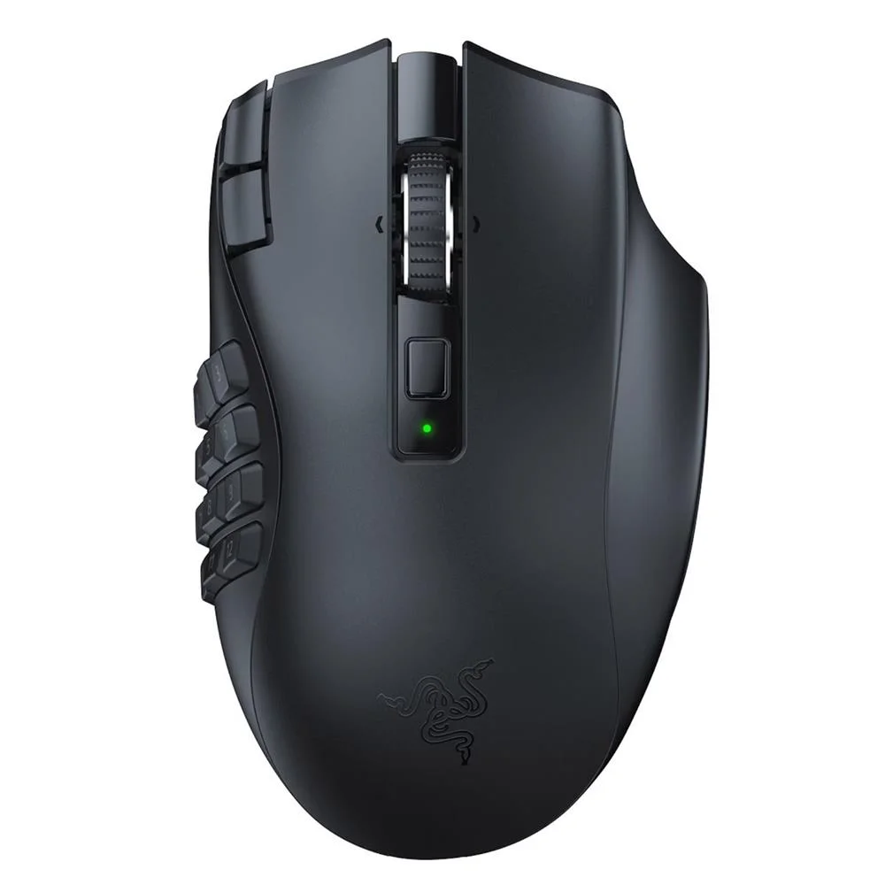 Rato Óptico Razer Naga V2 Hyperspeed Mmo Gaming Wireless/Bluetooth 30000dpi Preto