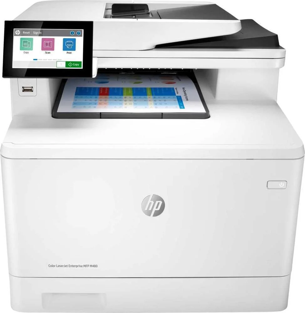 Impressora Multifunções Laserjet Enterprise Mfp M480f Branco - Hp