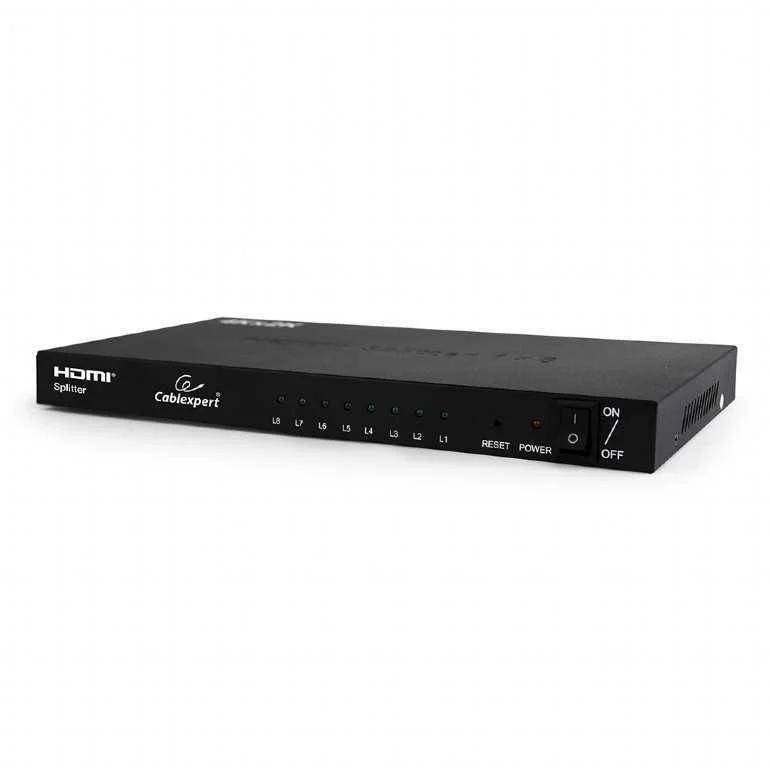 Splitter Hdmi Gembird Dsp-8ph4-03 8-Portas Preto