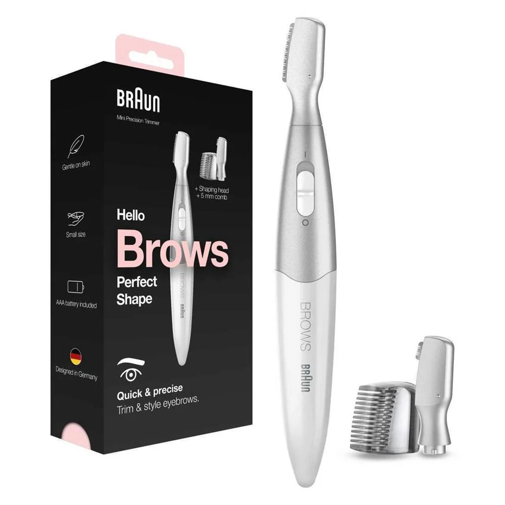Mini Aparadora Sobrancelhas Braun Precision Trimmer Fg1106