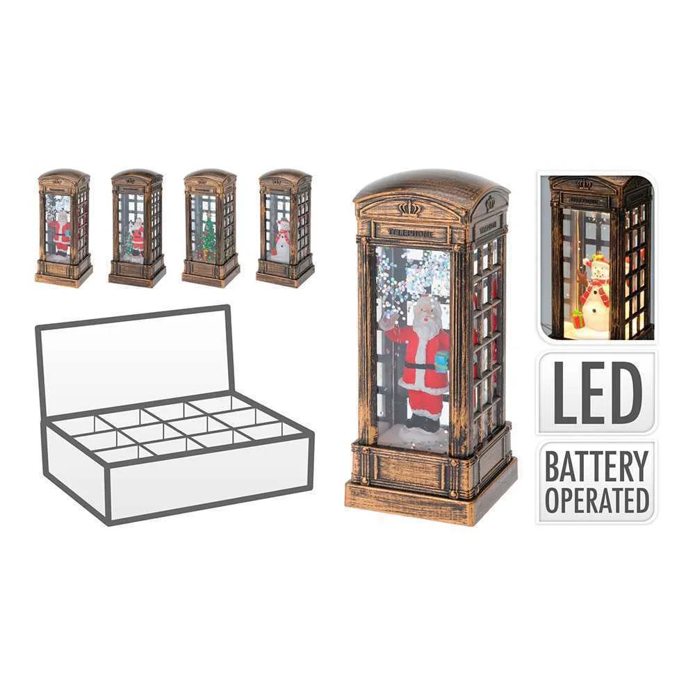 Cabine de Telefone de Natal com Led
