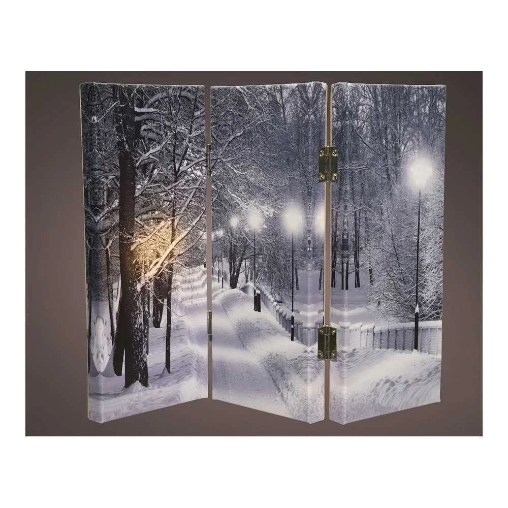 Quadro Dobrável com Leds 2,8x48x38cm 8 Leds