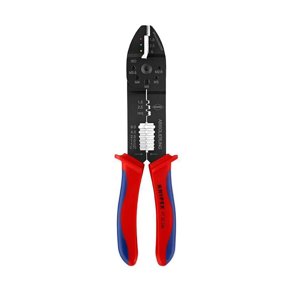 Alicates para Carvar Terminais 9722240sb Knipex