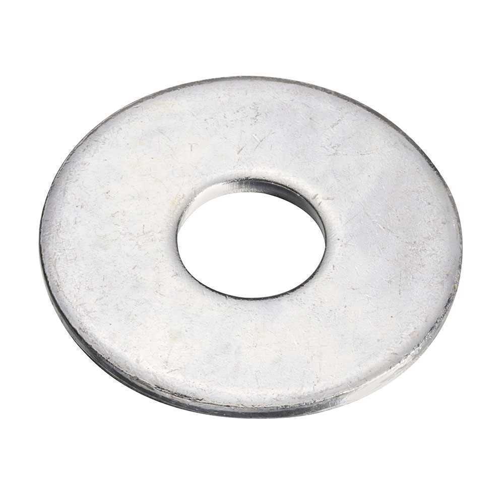 Caixa L 50un Anilha Plana Larga Zinco 10,5x30mm F.