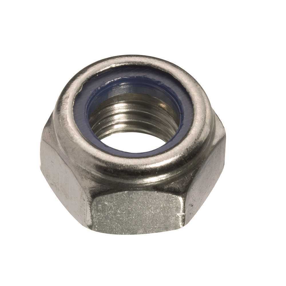Caixa S 16un Porca Auto-Bloqueio Zinco M 4 Fadix