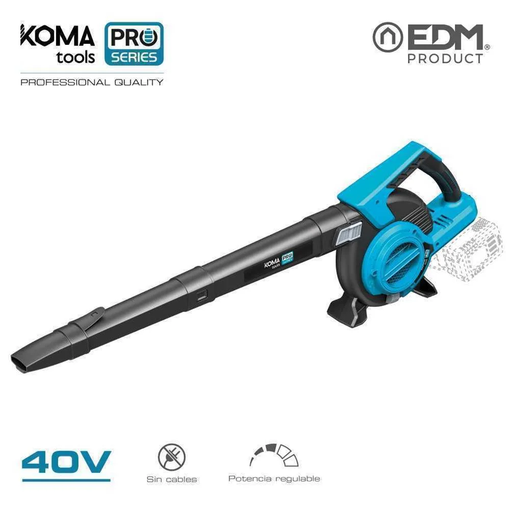 Soprador/Aspirador/Triturador 40v (Sem Baterias Nem Carregador) Brushless Koma Tools