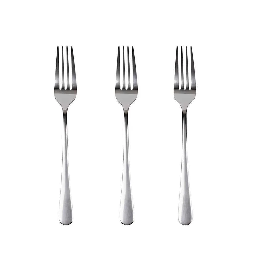 Kit 3un Garfo Inox Reciclado Brilho Natur Sg7766 .