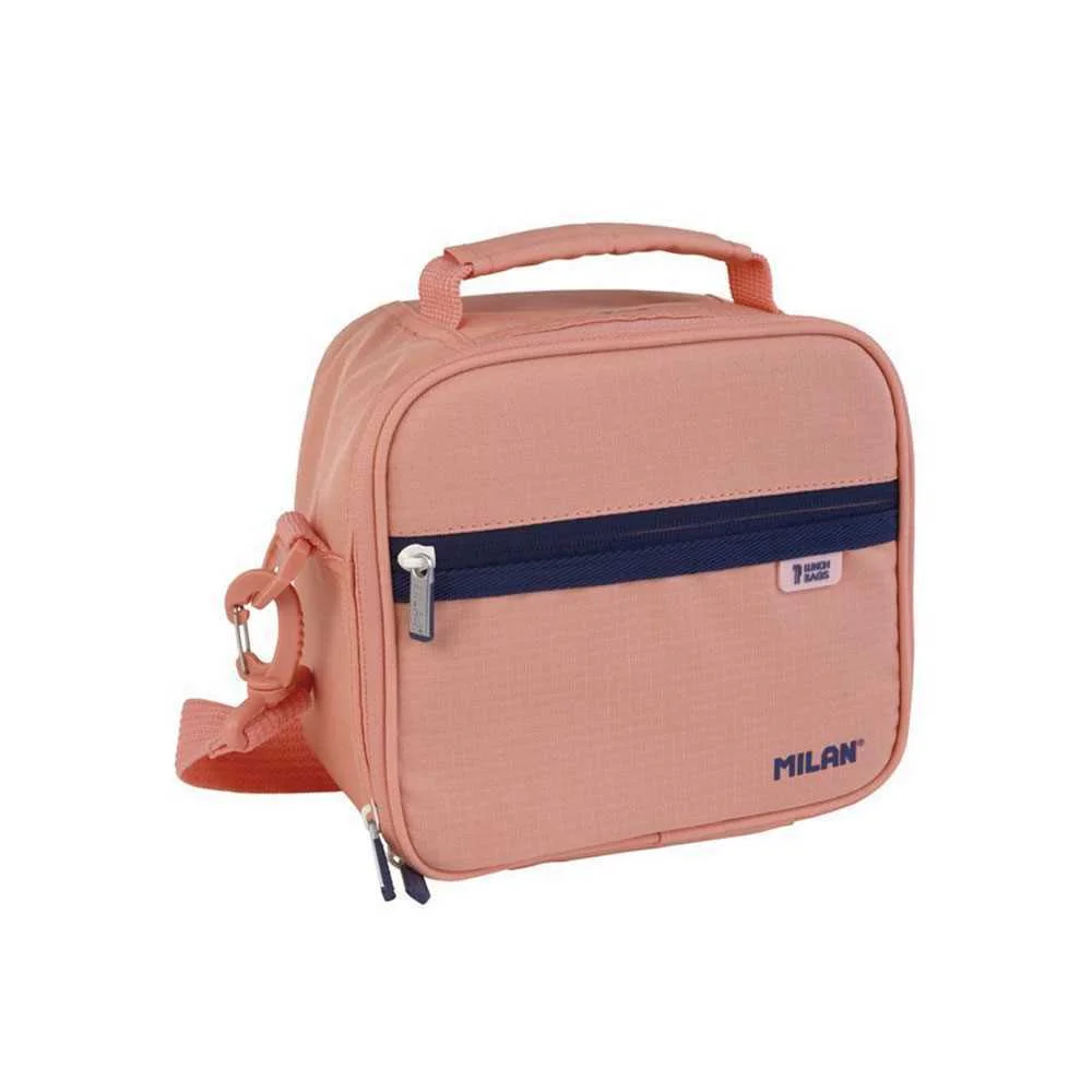 Saco Térmico para Alimentos com 3 Recipientes (3,5l) Serie 1918, Rosa Milan