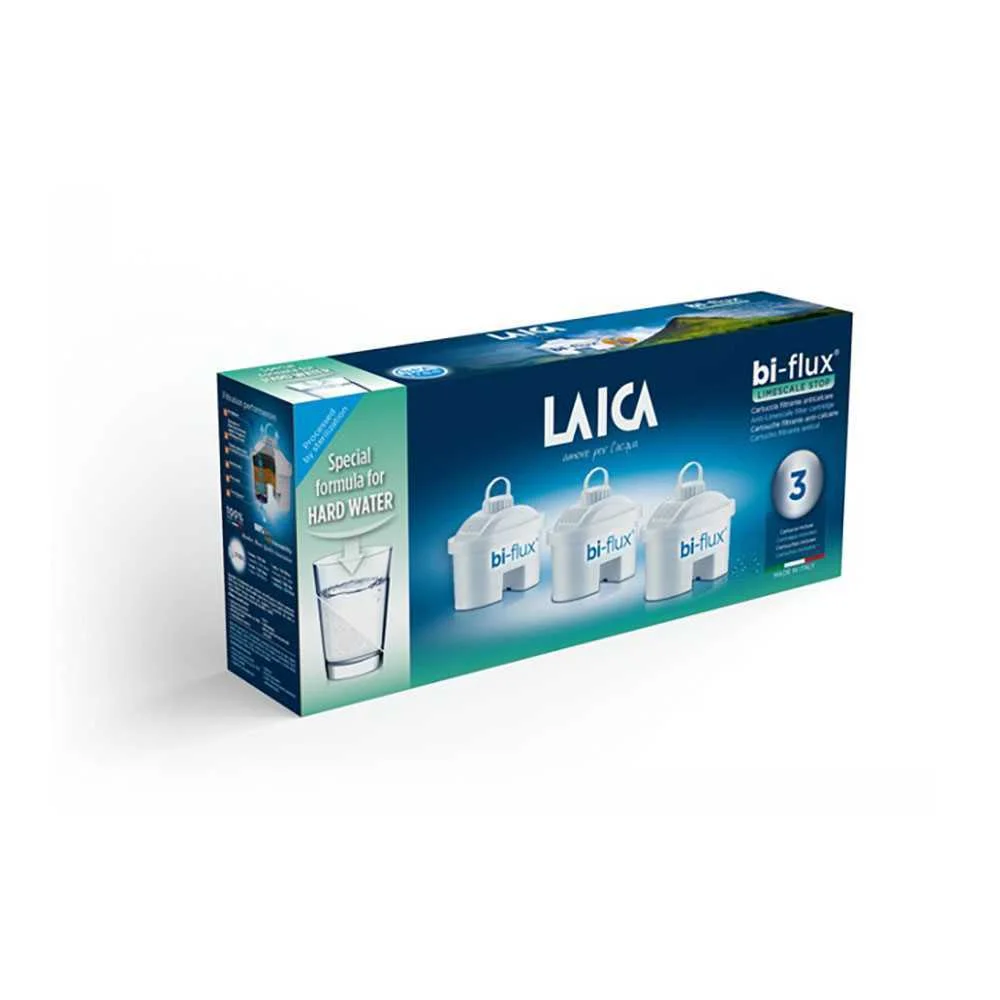 Pack de 3 Filtros Bi-Flux para Águas com Excesso de Calcário Laica