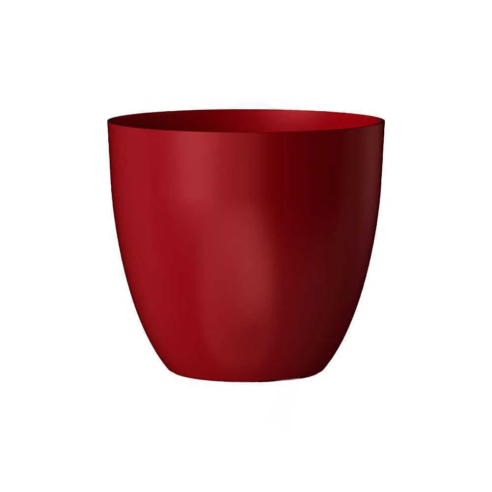 Vaso Tes 18cm Vermelho Plastiken