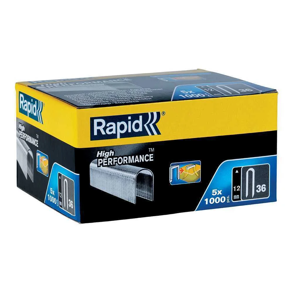 Caixa 5.000 Agrafos para Cabo 36 12mm. 5x1000 Dp .