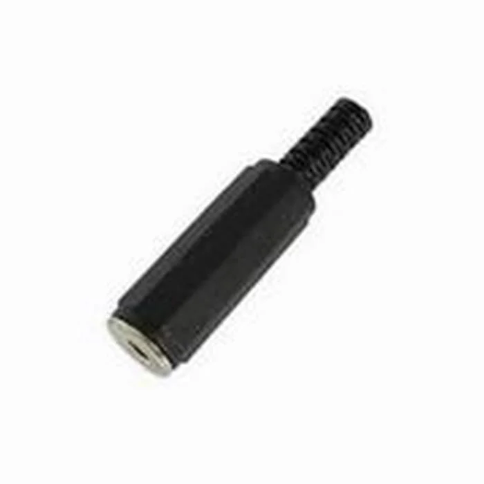 Conector Mono 3.5 Mm Hembra Metal Plata
