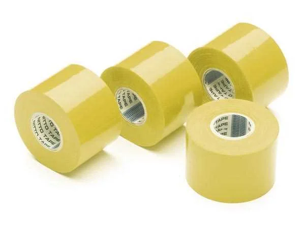 Nitto - Insulation Tape - Yellow - 50 Mm X 20 M