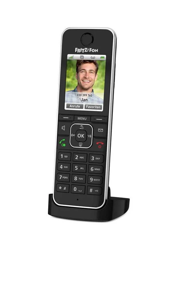 AVM 20002964 FRITZ!Fon C6 Black Telefone DECT Iden
