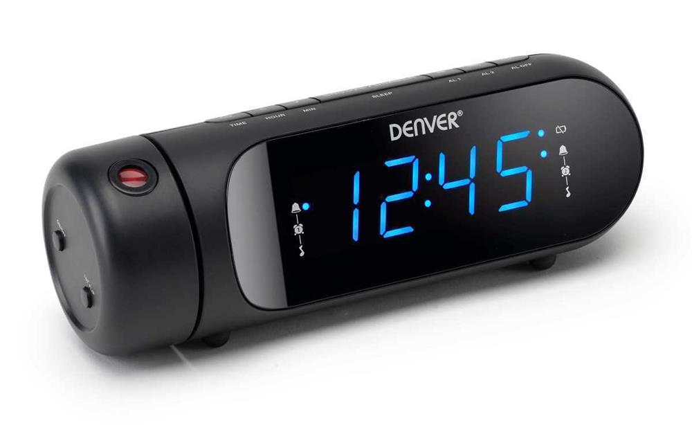 DENVER CPR-700 DESPERTADOR RELÓGIO DIGITAL PRETO