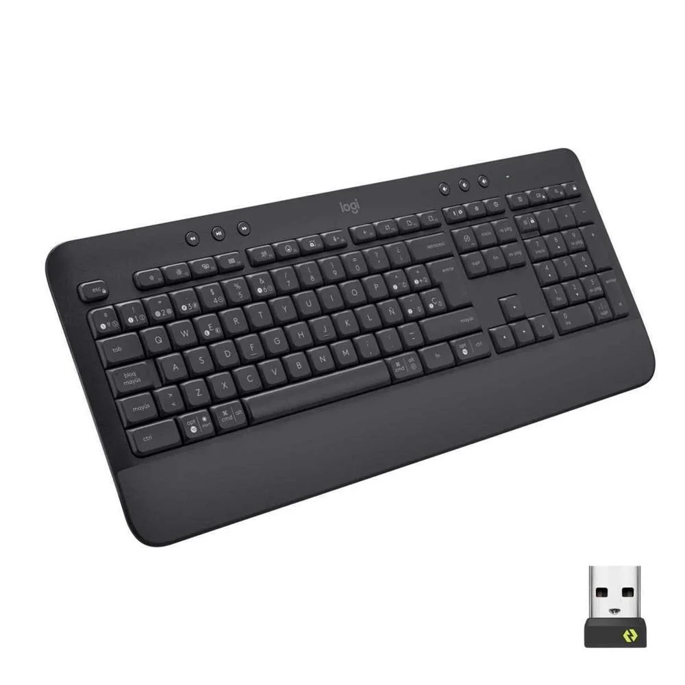 Teclado Logitech Signature K650 Preto Cinzento Qwerty Espanhol 