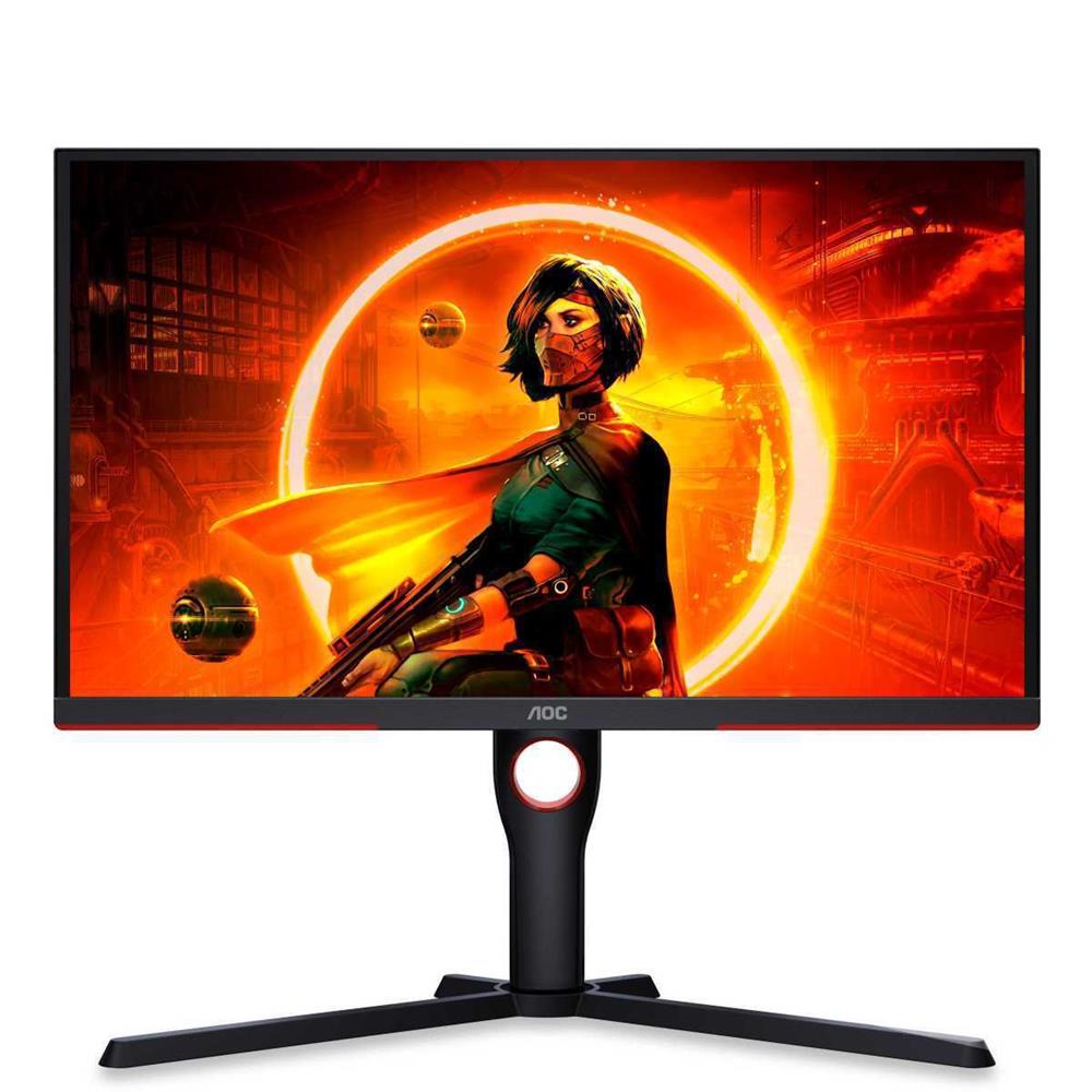 Monitor Gaming Va 24.5" 25g3zm Full Hd Preto, Vermelho - Aoc
