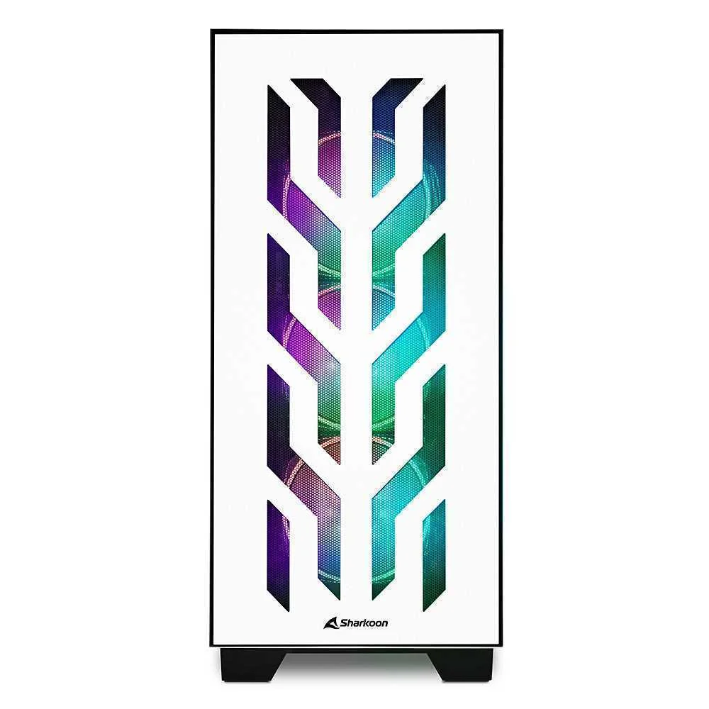 Sharkoon Gehäuse Elite Shark Ca300t Atx/E-Atx 2xglas Weiß