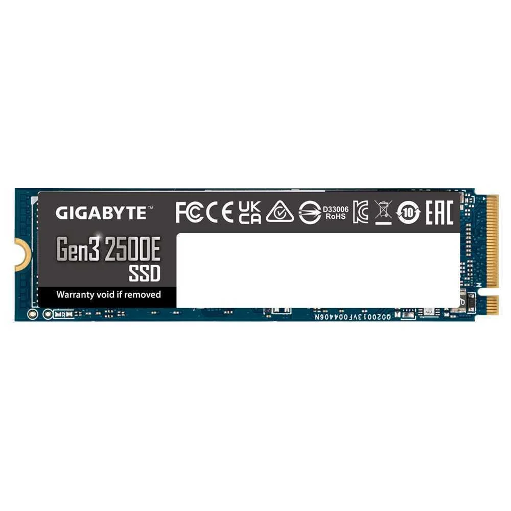 Ssd 500gb Gigabyte Gen3 2500e   Pci-E 3.0   Nvme 1.3